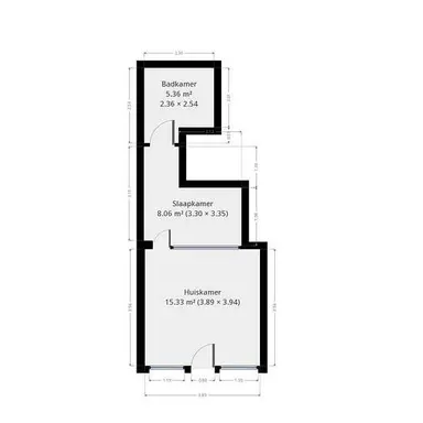 29m2 studio zur Miete für 864€/Monat in Herengracht, Leiden