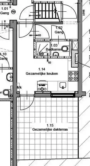 31m2 studio te huur voor 983€/maand in Oude Singel, Leiden