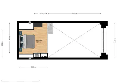 50m2 apartment à louer pour 1613€/mois à Heiman Dullaertplein 110, Rotterdam