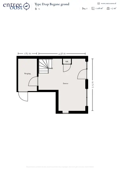 123m2 apartment te huur voor 1825€/maand in Haydnstraat 14, Haarlem