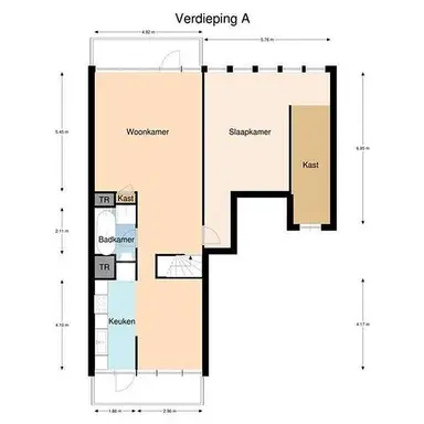 128μ² apartment προς ενοικίαση για 1003€/μήνα σε Alphen aan den Rijn