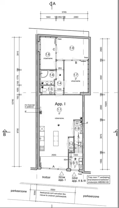 75m2 apartment to rent for 2500€/month in Donkere Spaarne 32, Haarlem