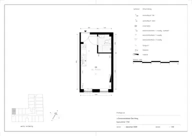 19m2 studio te huur voor 752€/maand in 's-Gravenzandelaan 173D, The Hague
