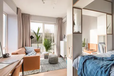 30m2 studio te huur voor 1587€/maand in Dalsteindreef 6208, Diemen