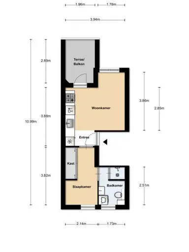 28m2 apartment to rent for 1275€/month in Coornhertstraat, Utrecht