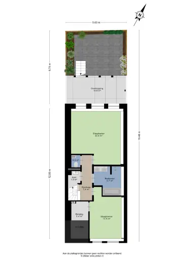 110m2 house zur Miete für 2950€/Monat in Domselaerstraat 1093, Amsterdam