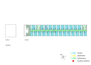 21m2 studio te huur voor 1187€/maand in Ravenoord, Utrecht