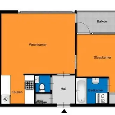 49m2 apartment to rent for 850€/month in 's-Hertogenbosch