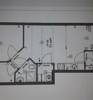 50m2 flat te huur voor 700€/maand in Bethlehemstraat 1, Roermond