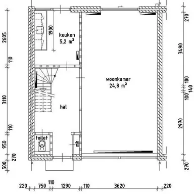 67m2 house to rent for 760€/month in Den Helder