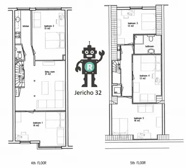 120μ² Διαμέρισμα προς ενοικίαση για 650€/μήνα σε 2e Jerichostraat 3, Rotterdam