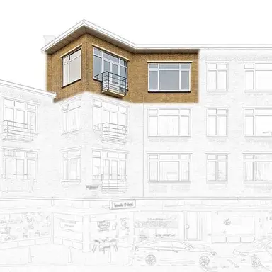 93m2 flat te huur voor 1850€/maand in The Hague