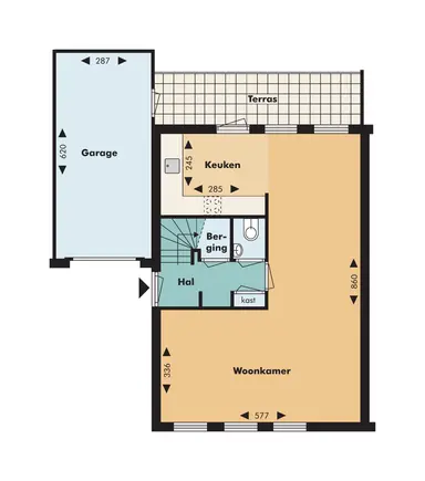 127μ² μονοκατοικία προς ενοικίαση για 1780€/μήνα σε Stevertsemolen 43, Eindhoven