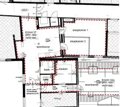65m2 Wohnung zur Miete für 1675€/Monat in Elisabeth Gasthuishof, Leiden