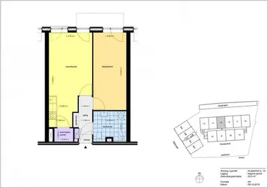 49m2 Wohnung zur Miete für 1695€/Monat in Kruidenhof 15, Leiden