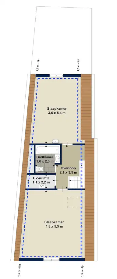 123m2 Appartement te huur voor 1950€/maand in Volderstraatje, 's-Hertogenbosch