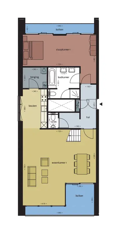 206m2 Appartement à louer pour 2650€/mois à Cassandraplein 84, Eindhoven