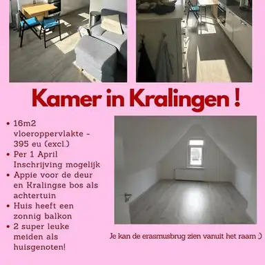 0m2 room to rent for 400€/month in Rotterdam