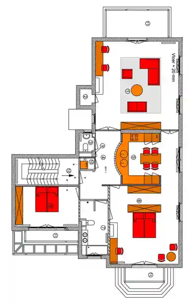 147m2 flat to rent for 2200€/month in Kortenburglaan 2n, Doorn