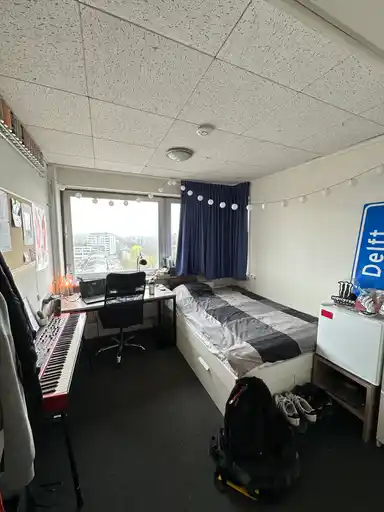 11m2 room to rent for 692€/month in Aan 't Verlaat, Delft