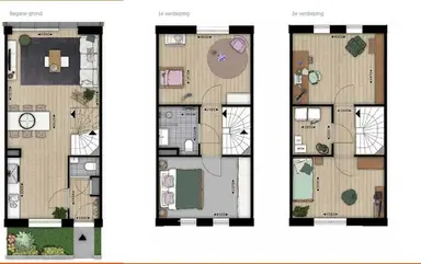 122m2 Haus zur Miete für 1650€/Monat in Saloméstraat, Amersfoort