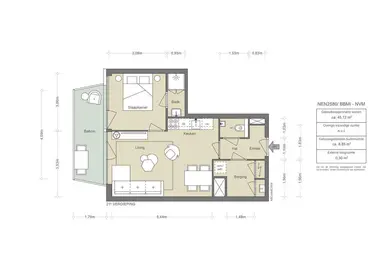 45m2 apartment to rent for 1950€/month in Hoola van Nootenstraat 35, Utrecht