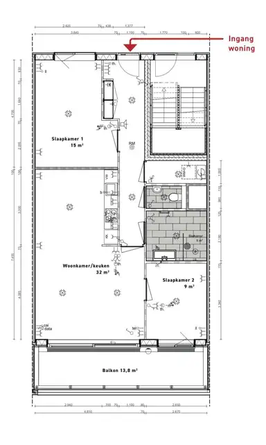 85m2 apartment to rent for 2410€/month in Osdorpplein 581B, Amsterdam