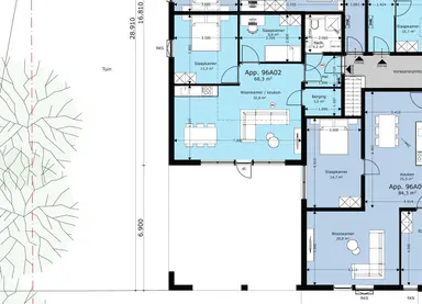 68m2 maison à louer pour 1164€/mois à Pastoor Moormanstraat 96A-05, Maastricht