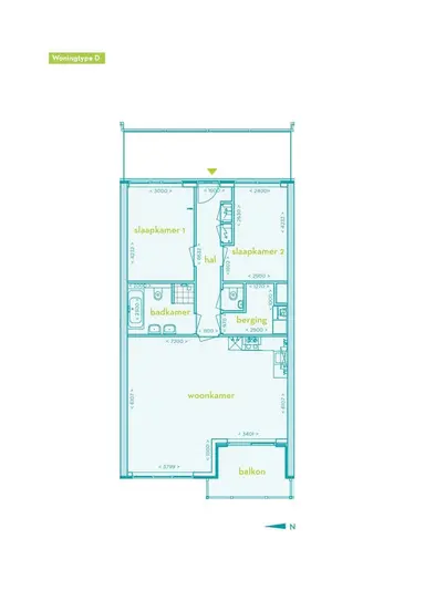 88m2 Appartement à louer pour 1180€/mois à Lagewoud 66, Ede