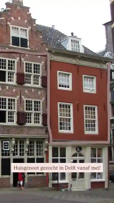 100m2 Kamer te huur voor 875€/maand in Markt, Delft