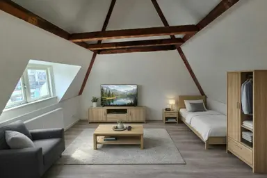 21m2 studio to rent for 1400€/month in Lange Poten, The Hague