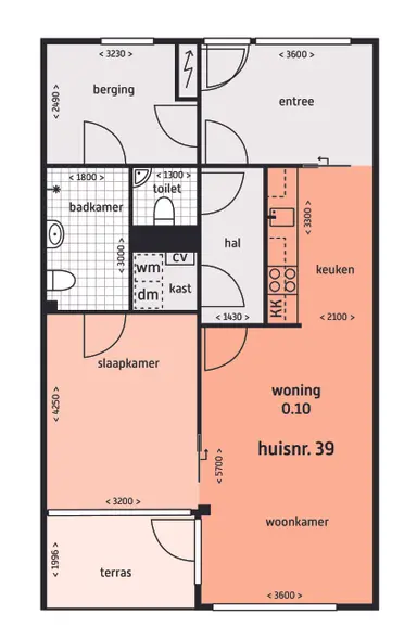 74m2 apartment to rent for 1166€/month in Sperwerlaan 39, Bilthoven
