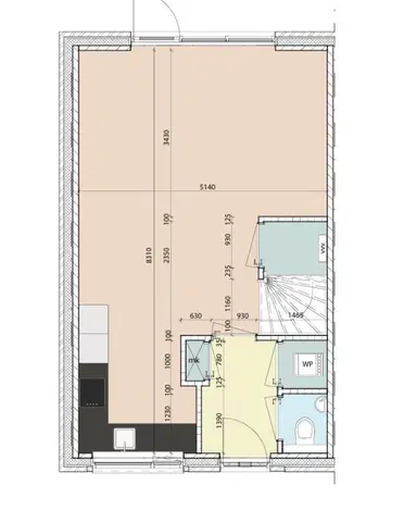 111m2 Flat zur Miete für 1470€/Monat in Kees Geenenstraat 8, Eindhoven