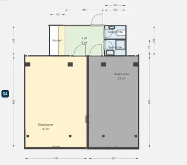 20μ² Δωμάτιο προς ενοικίαση για 662.86€/μήνα σε Rivierstraat 133, Rotterdam