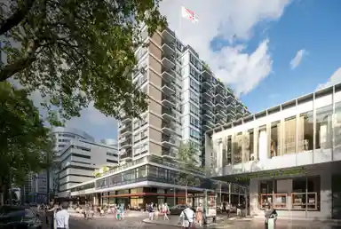 97μ² Διαμέρισμα προς ενοικίαση για 2065€/μήνα σε Kruiskade 119, Rotterdam