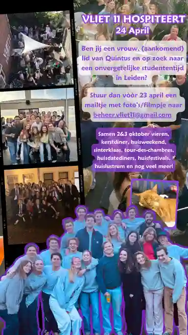 12m2 Zimmer zur Miete für 480€/Monat in Vliet 11, Leiden