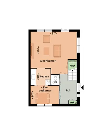 118m2 house to rent for 1510€/month in De Landman 128, Alkmaar
