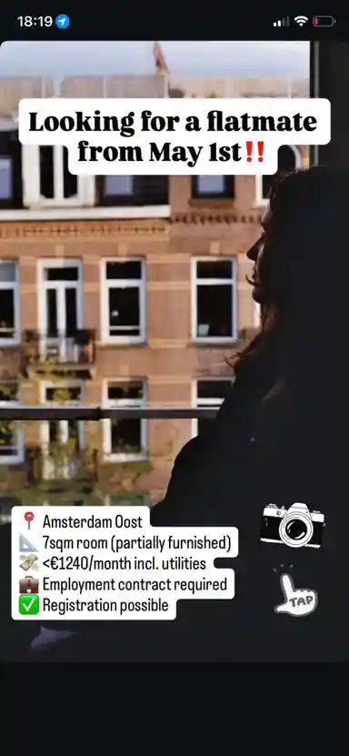 54m2 Chambre à louer pour 1240€/mois à Javastraat, Amsterdam