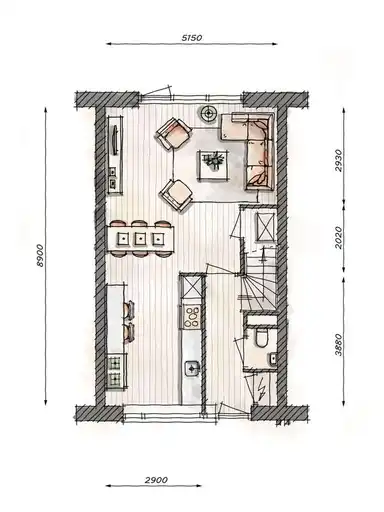 124m2 house to rent for 1500€/month in Van de Weerdstraat, Wageningen