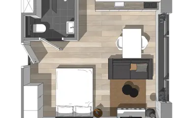 29m2 studio to rent for 1131€/month in Einsteindreef 107-5, Utrecht
