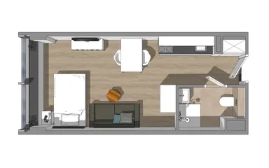 25.7m2 studio to rent for 1180€/month in James Wattstraat 77G-9, Amsterdam