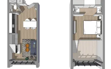 42m2 studio to rent for 1075€/month in Kastanjelaan 1-442, Eindhoven