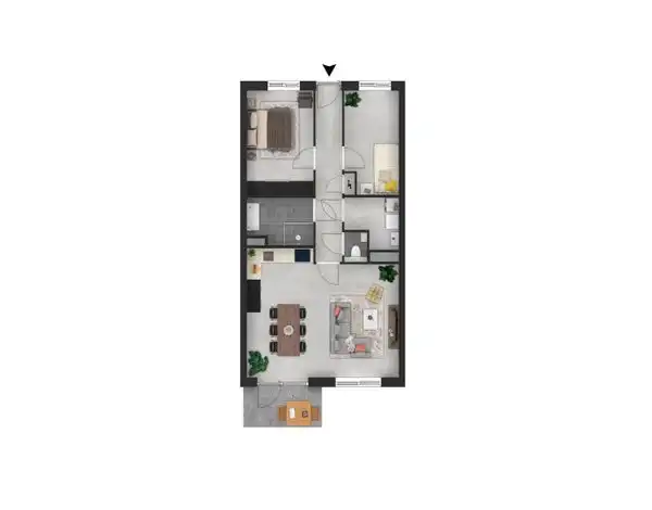 72m2 apartment to rent for 1308€/month in Hessenweg, Hardenberg