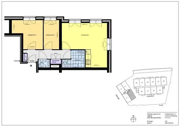 52m2 apartment to rent for 1700€/month in Kruidenhof 1, Leiden
