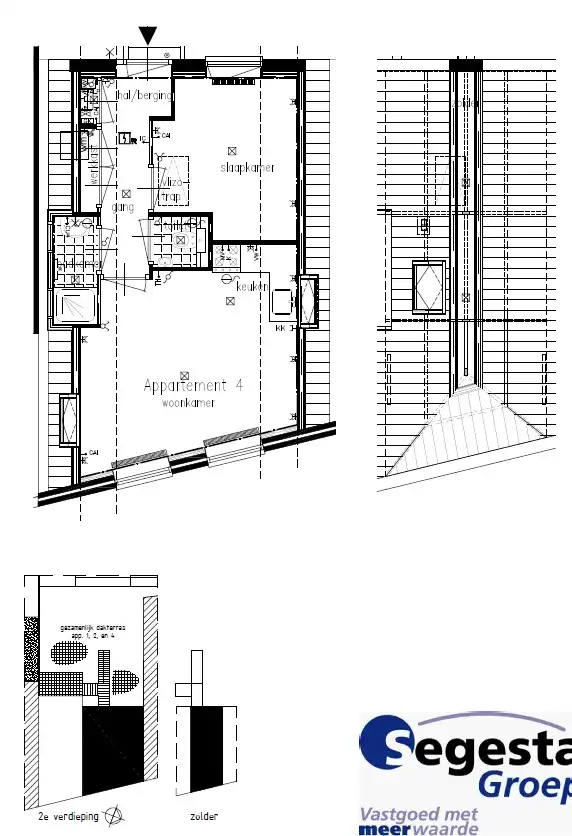 40m2 apartment to rent for 960€/month in Arminiaanse Glop 4, Hoorn
