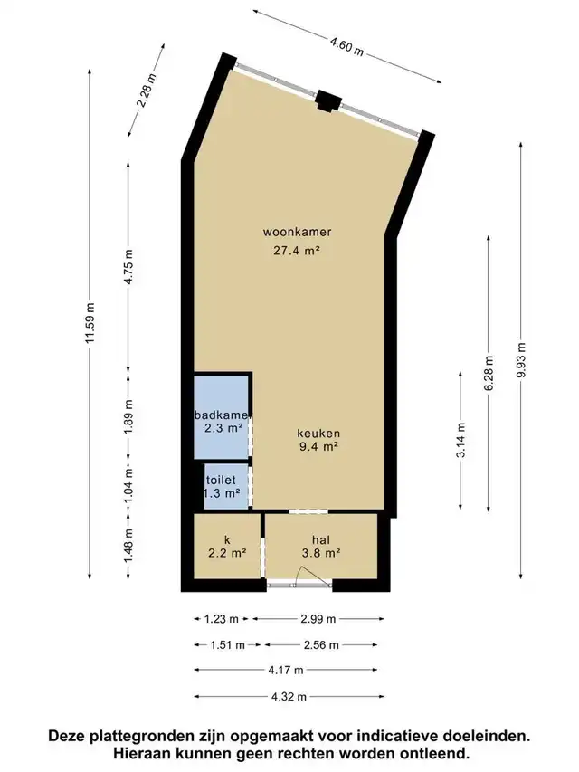 46m2 apartment to rent for 1100€/month in Marktstraat, Venray