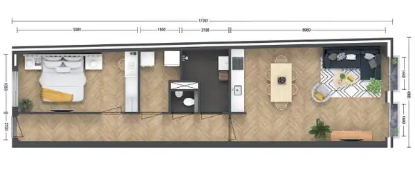 70m2 apartment to rent for 1105€/month in Markt 33, Roosendaal