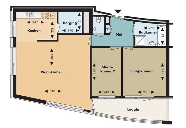 83m2 apartment to rent for 1179€/month in Van Ravesteyn-Erf, Dordrecht
